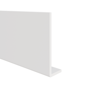 Hoekprofiel 80x20x3 mm afgerond - Wit, 600