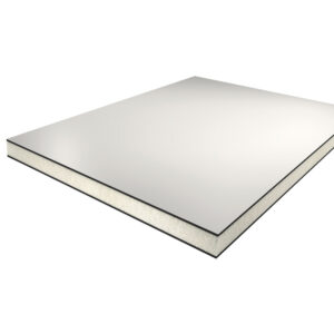 Sandwichpaneel HPL/HPL 3050 x 1150 x 24 mm - Wit
